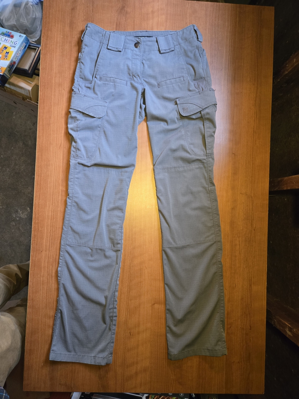 5.11 Tactical Women's Cargo Pants in Light Gray